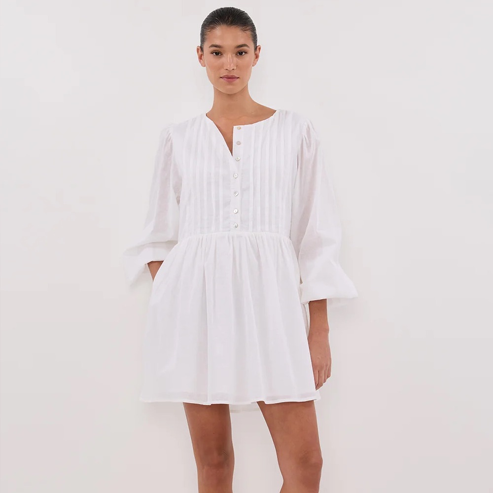 DISSH White Long Sleeve Dress